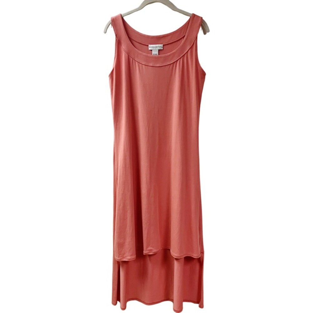 Coastal Cruisewear Travel DONCASTER Double-layer MIDI Dress Women Medium Coral